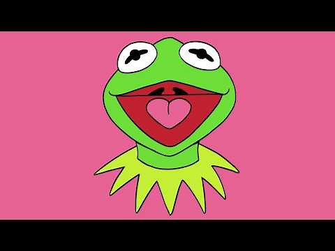 How to Draw Kermit the Frog - EASY Step-by-Step Drawing Tutorial