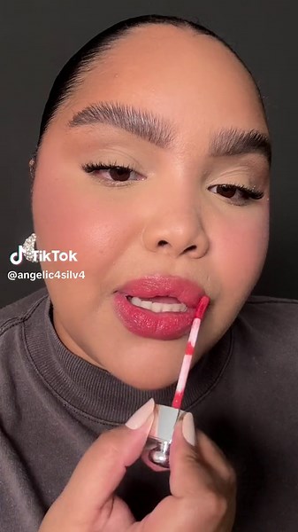 Peach Lips Makeup Tutorial with Dior Lip Tint & Fenty Gloss