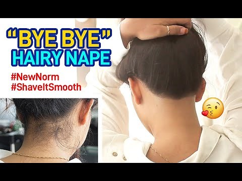A close up nape shave for a smooth and clean look | Haircut, Trim and a shave at NYNY unisex salon