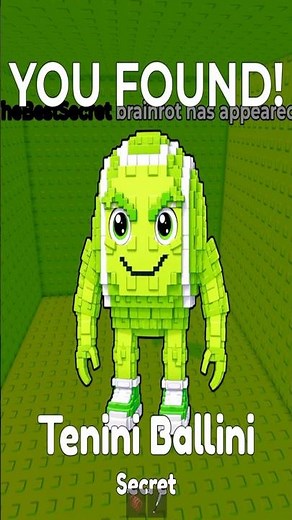 How To Get Tenini Balini 🥎 Find The Brainrot (553) ⭐ Roblox