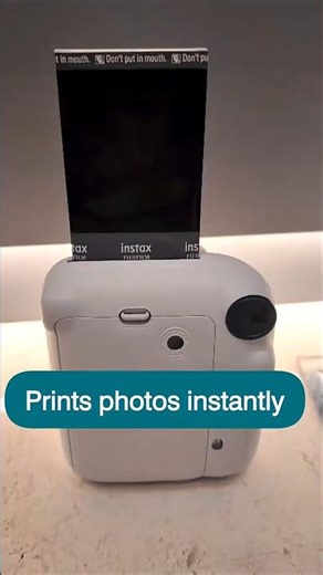 This camera is so cute! 😭 #instax #unboxing #shorts