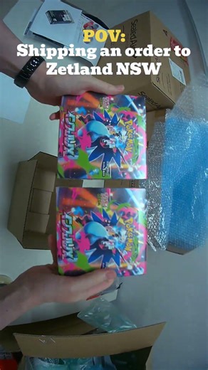 POV: Shipping Pokemon #pokemon #packing #japanesepokemon