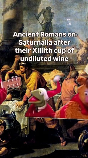 Gaius Flavius🌿🏛 Roman Reenactment on Instagram: "Celebrated annually in mid-December, Saturnalia was one of the most significant religious and social festivals of the Roman calendar. Dedicated to the god Saturn, the festival marked a temporary suspension of Rome’s rigid social hierarchies and civic norms. During Saturnalia, public business was largely halted, law courts closed, and schools dismissed. Literary sources emphasize the ritualized inversion of social order: enslaved people were perm