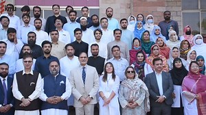 22K views · 271 reactions | "Celebrating Excellence in Health Education! Khyber Medical University (KMU) honours top performers in MDCAT 2024 and launches a 5-week nursing training program in collaboration with British universities. A momentous occasion for the future of healthcare in Khyber Pakhtunkhwa! Catch glimpses from the ceremony. | Khyber Medical University, Peshawar, Khyber Pakhtunkhwa | Facebook