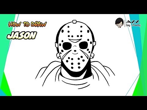 How to draw Jason step by step