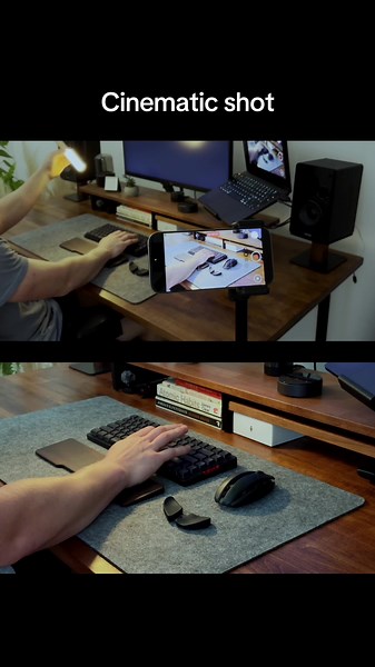 Cinematic Shots: Enhance Your Desk Setup | TikTok