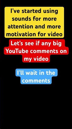 If you use the sound