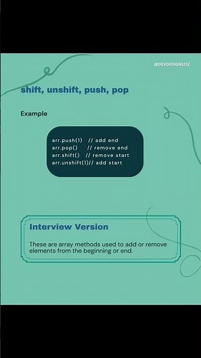 JavaScript Array Methods Explained #frontenddeveloper #coding #codinglife #programming