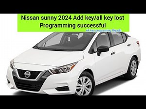 Nissan sunny 2024 add/All key lost Programming successful id 46 Freq-433