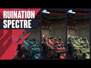 Ruination Spectre Skin Showcase - Valorant Ruination Skins