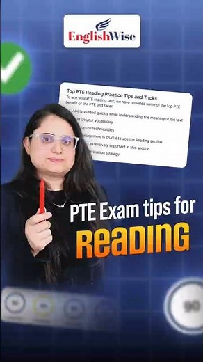 PTE Exam Tips reading | EnglishWise