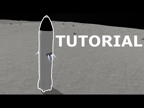 How To Build A LUNAR STARSHIP In Kerbal Space Program!