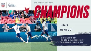 Concacaf Nations League Final: USA 3 - Mexico 2 | Match Report, Stats & Standings