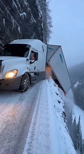 6.6M views · 2.1K reactions | Semi-Truck Loses Control on Icy...