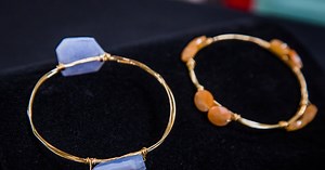 DIY Stacked Wire Bangles