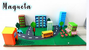 Como hacer una maqueta de ciudad con cartulina iris. Manualidades escolares fáciles de hacer. #diy #maquetas #creative How to make a city model with iris cardboard. Easy school crafts to do. Music: Título: Always Been Your Life Artista: Global Genius Enlace: https://business.facebook.com/sound/collection/?sound_collection_tab=sound_tracks&asset_id=132447146482154&reference=artist_attr | Diy Marshel Craft