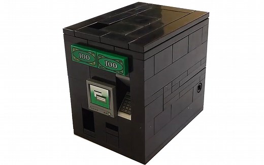 乐高MOC教程 ATM自动取款机 拼搭指南