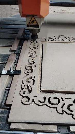 MDF Mirror 🪞 Frame Cutting। cnc router