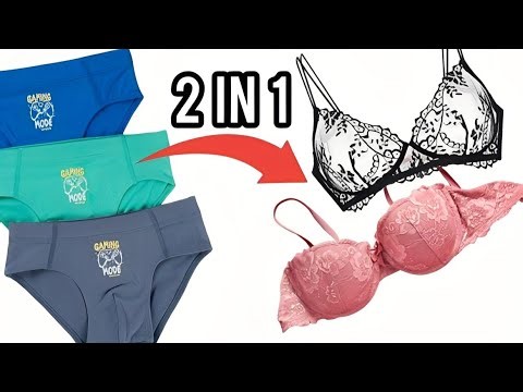 How To Make A BRA From PANTY😂😂.Don't Miss this video 🤣🤣 #viral #viralvideo #viral 