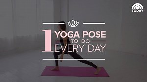 WATCH: The 1 yoga pose to do every single day. | Today Show