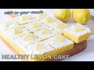 No Flour! Healthy Lemon Cake Recipe | Quick, Easy & So Good!