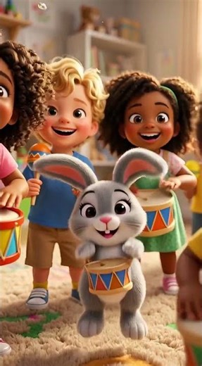 Clap Clap, Hop Hop Song 🐰👏 | Fun Action Rhyme for Kids | Toddler Dance & Movement Song