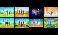 Mix of 8 videos from youtube : Just Dance Kids all Younger songs (Part #1)