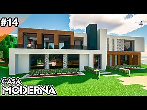 Minecraft: CREA una CASA MODERNA 1.20 GRANDE #14✔️