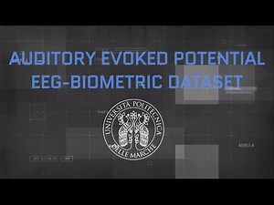 Auditory evoked potential EEG Biometric dataset