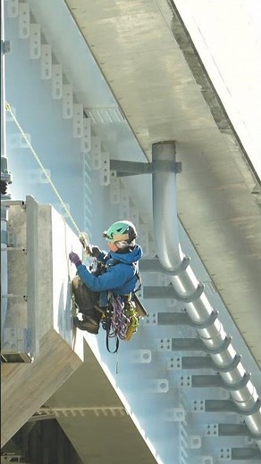 【インフラ高所点検】ロープアクセスによる橋梁点検