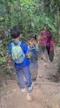 Hiking Taman Tugu with my kid
