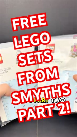 Part 2 of building these FREE LEGO sets from SMYTHS Toy Store!
