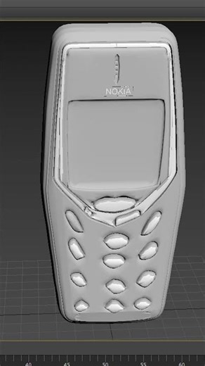 “Low Poly Nokia Mobile 📱 | 3ds Max Shorts” #LowPoly#Nokia#RetroPhone#3dsMax#Autodesk3dsMax#shorts