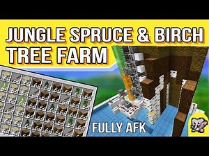 Tall TREE Farm AFK Spruce Birch Jungle