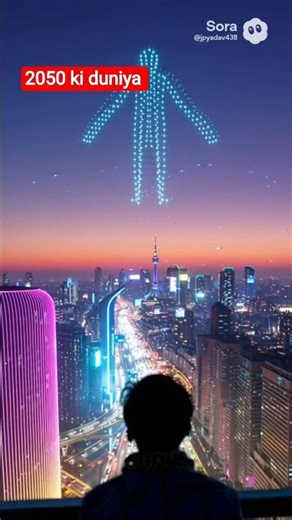 तैयार हो जाइए! भविष्य अब दूर नहीं। Sora 2 की नज़रों से देखिए 2050 का अद्भुत नज़ारा। #shorts