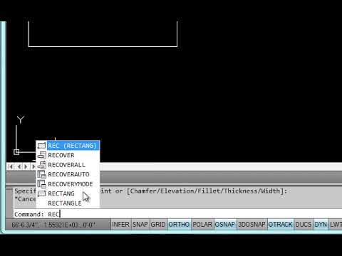 Rectangle command: Classic AutoCAD series
