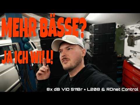 ENDFIRE Subarray für unseren Karnevalswagen! 8x dB VIO S118r + 6x L208 Line Array | RDnet Control 2🤯