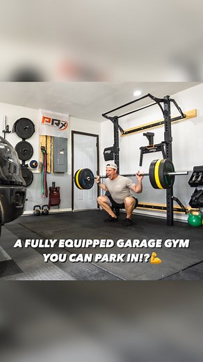 32K views · 37 reactions | Who’s home gym should we tour next?? If you want a fully equipped home gym you can still park in, check out the way TK from @prxperformance has his garage gym setup. __ #garagegymreviews #garagegym #homegym #homegymequipment #gymstorage #prxperformance #homegymsetup | Garage Gym Reviews | Facebook