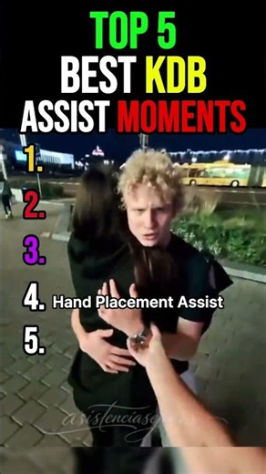 Top 5 Best KDB Assist Moments 🥀🥀 #shorts #football #footballshorts #kevindebruyne
