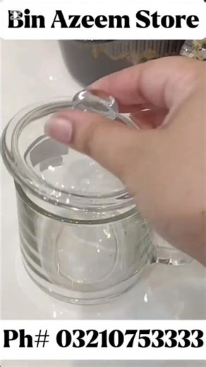 Elegant Glass Sugar Pot with Lid & Spoon.