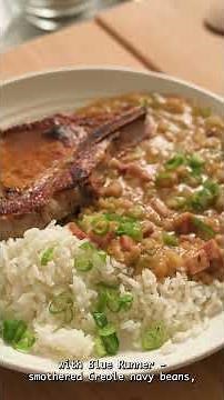 Sunday Supper with Emeril: Creole Pork Chops with Kicked Up White Beans