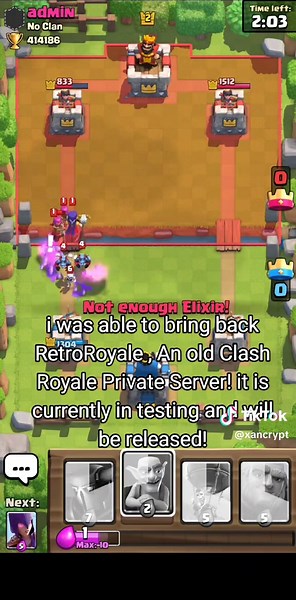 Retro Royale Clash Royale Private Server Coming Soon