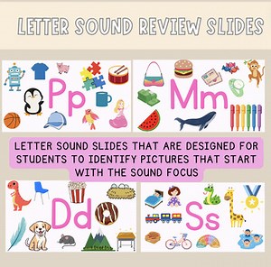 Letter Sound Review Slides