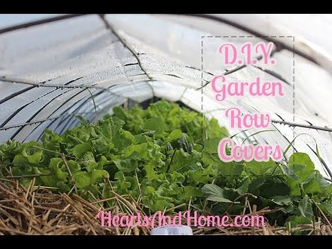 How To Make Garden Row Covers