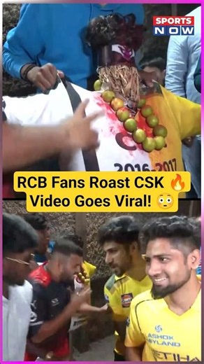 RCB Fans Roast CSK 🔥 Video Goes Viral! 😳 #shortsfeed #shorts #ytshorts #viral #ipl2026