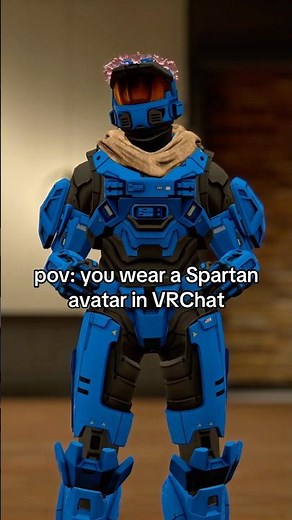 pov: you wear a Spartan avatar in VRChat
