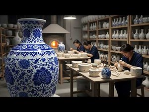 Inside China’s Traditional Porcelain Factory (Full Process)