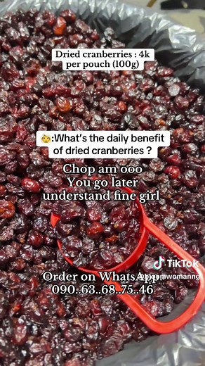 Health Benefits of Dried Cranberries for Wellness