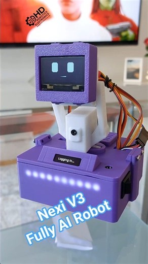 my New AI Desktop DIY Robot Nexi V3 is too ready to go