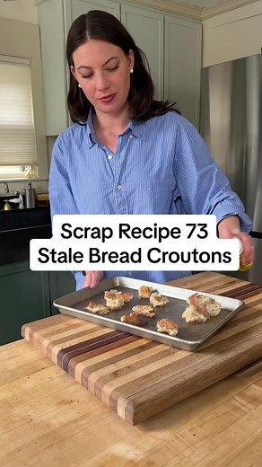 Stale Bread Crouton Recipe: Zero Waste Snack